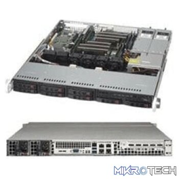 Supermicro SuperChassis 113MFAC2-R804CB 1U Rack 8X 2.5 Hot-Swap HDD 800W RPSU CSE-113MFAC2-R804CB