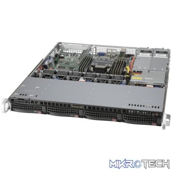 Supermicro SuperChassis 813MF2TQC4-R407CB 1U Rack 4X 3.5 Hot-Swap HDD 400W RPSU CSE-813MF2TQC4-R407CB