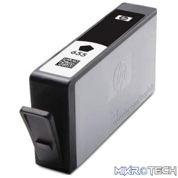 HP 655 Ink Advantage Black Printer Cartridge Original CZ109AE Single-pack - Image 3