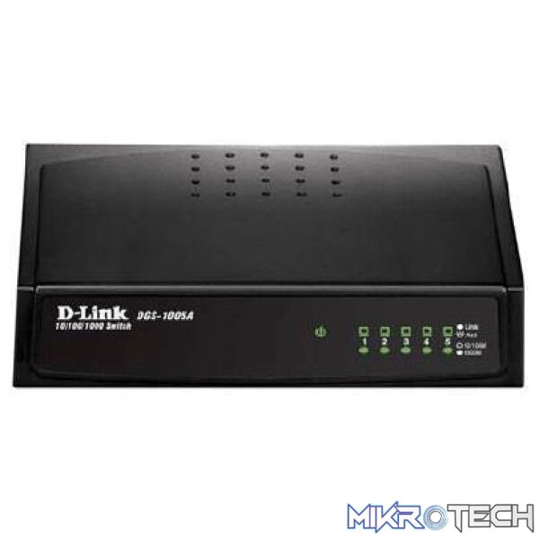 dgs-1005a-switches-30398959714468 D-Link DGS-1005A Unmanaged Switch Black 5-port Gigabit - Image 1