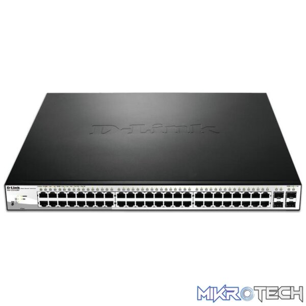 D-Link DGS-1210-52MP 52-port Gigabit Managed Switch L2 Gigabit Ethernet PoE 1U Black - Image 3