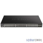 D-Link DGS-1250 48-port PoE Gigabit Smart Managed Metro Switch with 4x 10G SFP+ ports DGS-1250-52XMP