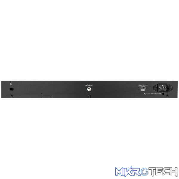 D-Link DGS-1250 48-port PoE Gigabit Smart Managed Metro Switch with 4x 10G SFP+ ports DGS-1250-52XMP - Image 3