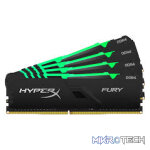 Kingston Hyper-x RGB Fury 32Gb(8Gb x 4) DDR4-2400 (pc4-19200) CL15 1.35v Desktop Memory Module