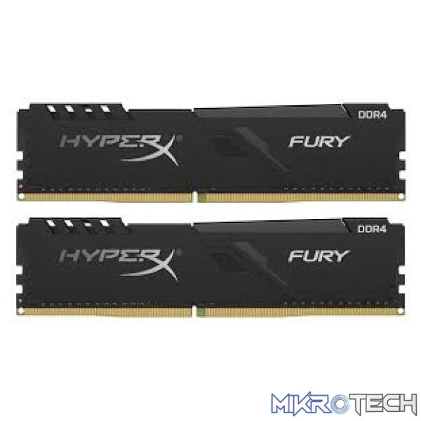 download__39__zxw9-e2_09hg-n5_3az9-6z_2qe0-02_xx6t-3c_50ho-di Kingston Hyper-x Fury 16Gb(8Gb x2) DDR4-3600 (pc4-28800) CL17 1.2v Desktop Memory Module with black asymmetrical heatsink - Image 1