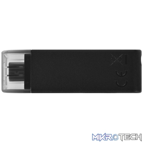 Kingston DataTraveler 70 64GB USB 3.2 Gen 1 Type-C Black USB Flash Drive DT70/64GB Kingston DataTraveler 70 64GB USB 3.2 Gen 1 Type-C Black USB Flash Drive DT70/64GB