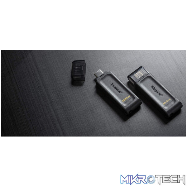 Kingston DataTraveler 70 64GB USB 3.2 Gen 1 Type-C Black USB Flash Drive DT70/64GB - Image 5