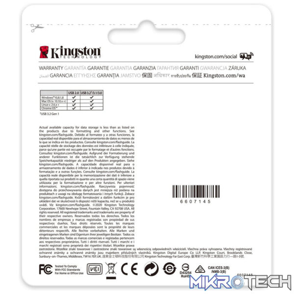 Kingston DataTraveler 70 64GB USB 3.2 Gen 1 Type-C Black USB Flash Drive DT70/64GB - Image 6