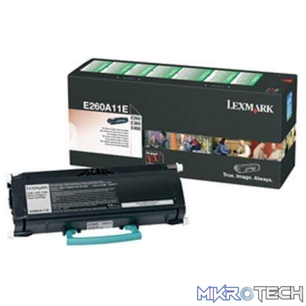 Lexmark E260A11E Black Toner Cartridge 3,500 Pages Original Single-pack - Image 3