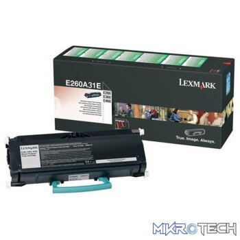 Lexmark E260A31E Black Toner Cartridge 3