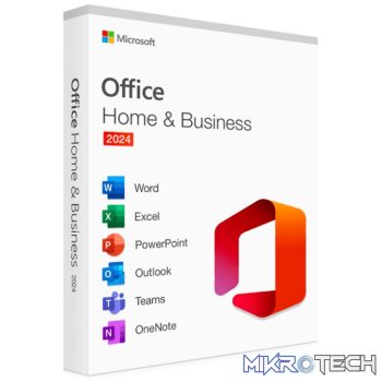 Microsoft Office Home and Business 2024 - for PC or MAC Lifetime 1-user FPP EP2-06635