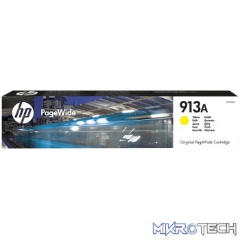HP 913A PageWide Yellow Standard Yield Printer Ink Cartridge Original F6T79AE Single-pack