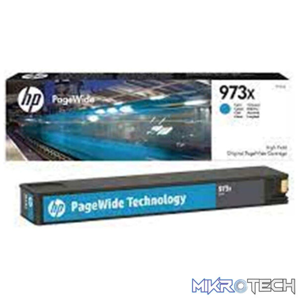 HP 973X PageWide Cyan High Yield Printer Ink Cartridge Original F6T81AE Single-pack - Image 9