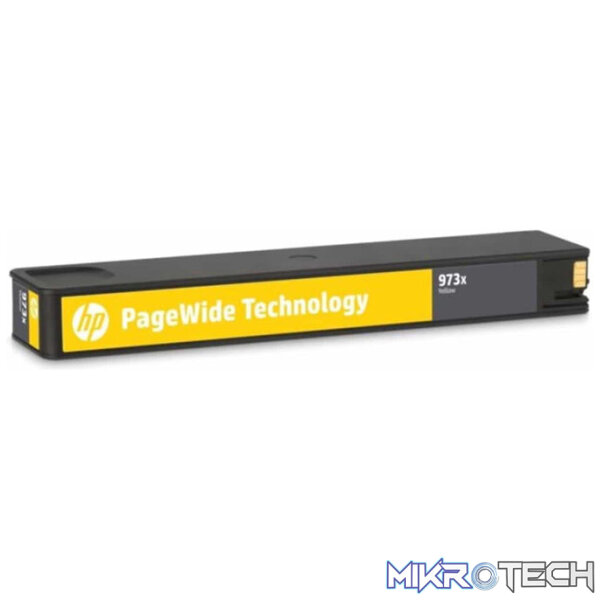 HP 973X PageWide Yellow High Yield Printer Ink Cartridge Original F6T83AE Single-pack - Image 9