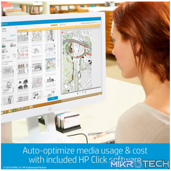 HP Designjet T830 24 Large Format Printer Wi-Fi Inkjet Colour 2400 x 1200 DPI Ethernet LAN - Image 4