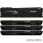 Kingston Hyper-x Fury 64Gb(16Gb x 4) DDR4-3466 (pc4-27666) CL16 1.2v Desktop Memory Module with asymmetrical heatsink - Image 2