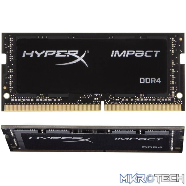 Kingston HyperX Impact Black 64Gb(32Gb x2) DDR4-2666 (pc4-21330) CL16 1.2V Notebook Memory Module - Image 3