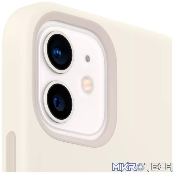 iPhone 12 | 12 Pro Silicone Case with MagSafe - White - Image 3