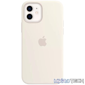 iPhone 12 | 12 Pro Silicone Case with MagSafe - White