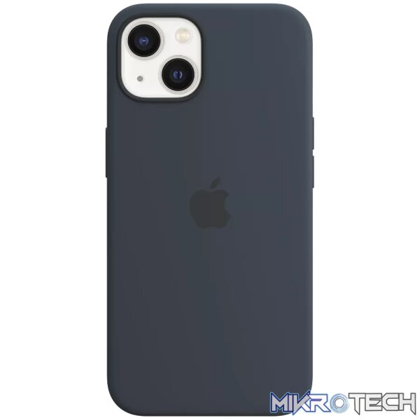 iPhone 13 Silicone Case with MagSafe – Abyss Blue iPhone 13 Silicone Case with MagSafe – Abyss Blue
