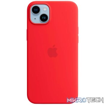 iPhone 14 Plus Silicone Case with MagSafe - (PRODUCT)RED