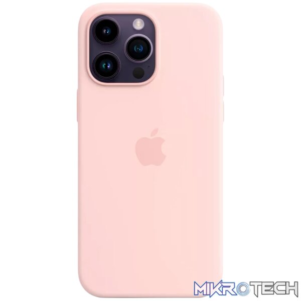 iPhone 14 Pro Max Silicone Case with MagSafe - Chalk Pink iPhone 14 Pro Max Silicone Case with MagSafe - Chalk Pink