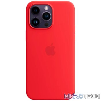 iPhone 14 Pro Max Silicone Case with MagSafe - (PRODUCT)RED