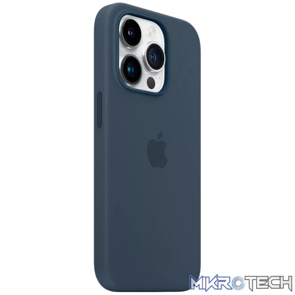 iPhone 14 Pro Silicone Case with MagSafe - Storm Blue - Image 2