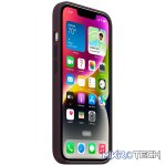 iPhone 14 Silicone Case with MagSafe - Elderberry - Image 3