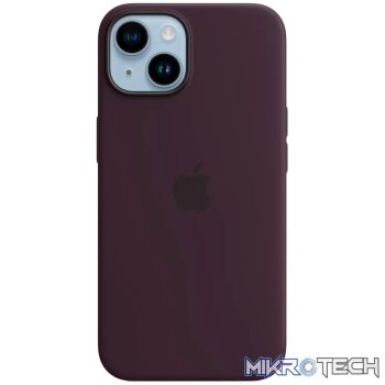 iPhone 14 Silicone Case with MagSafe - Elderberry