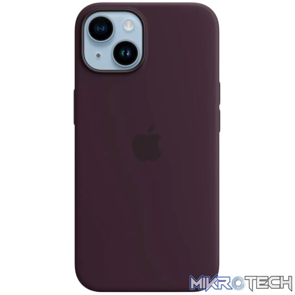 iPhone 14 Silicone Case with MagSafe - Elderberry iPhone 14 Silicone Case with MagSafe - Elderberry