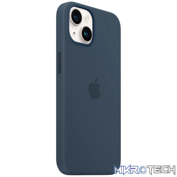 iPhone 14 Silicone Case with MagSafe - Storm Blue - Image 2