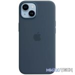 iPhone 14 Silicone Case with MagSafe - Storm Blue
