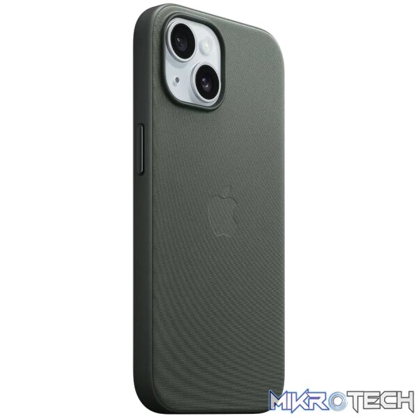 Apple iPhone 15 FineWoven Evergreen Case with MagSafe Support - Image 2