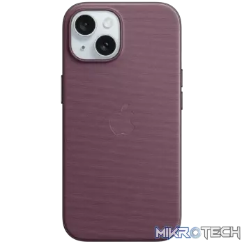 iPhone 15 FineWoven Case with MagSafe - Mulberry