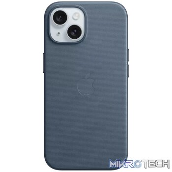 iPhone 15 FineWoven Case with MagSafe - Pacific Blue
