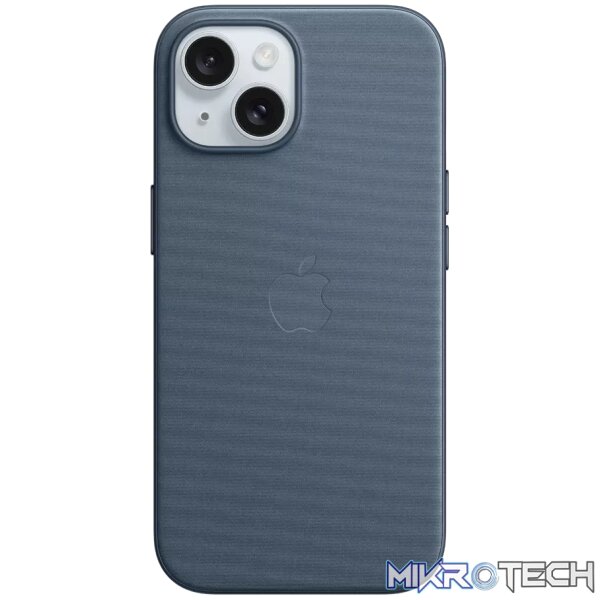 iPhone 15 FineWoven Case with MagSafe - Pacific Blue iPhone 15 FineWoven Case with MagSafe - Pacific Blue