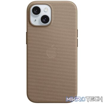iPhone 15 FineWoven Case with MagSafe - Taupe