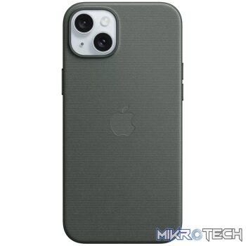 iPhone 15 Plus FineWoven Case with MagSafe - Evergreen