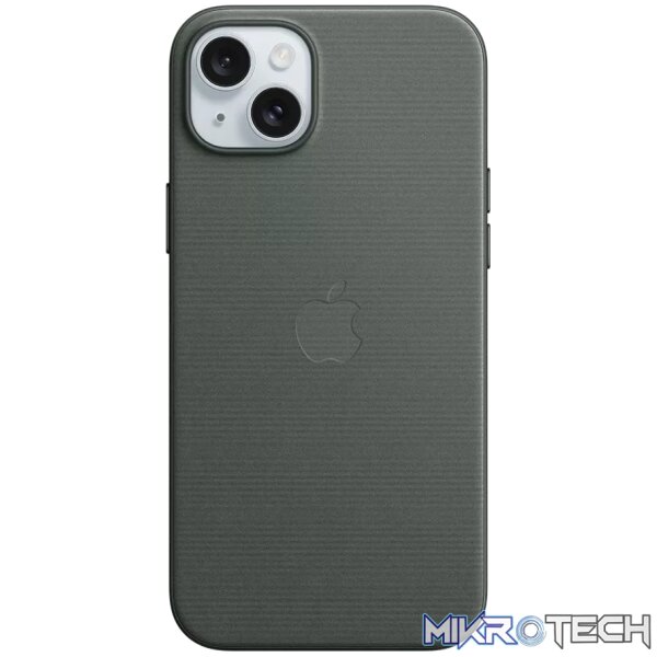 iPhone 15 Plus FineWoven Case with MagSafe - Evergreen iPhone 15 Plus FineWoven Case with MagSafe - Evergreen