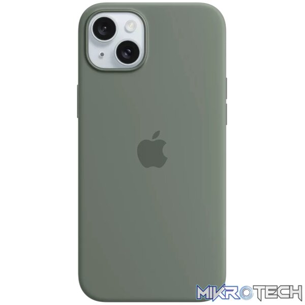 iPhone 15 Plus Silicone Case with MagSafe - Cypress iPhone 15 Plus Silicone Case with MagSafe - Cypress