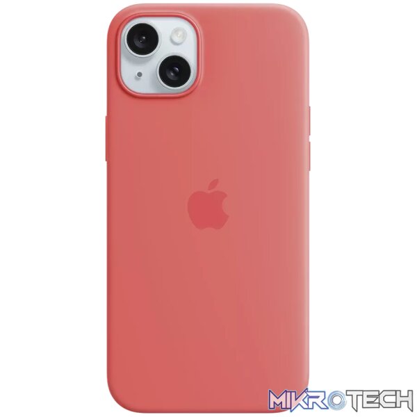 iPhone 15 Plus Silicone Case with MagSafe - Guava iPhone 15 Plus Silicone Case with MagSafe - Guava