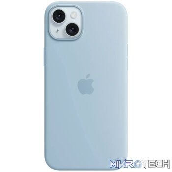iPhone 15 Plus Silicone Case with MagSafe - Light Blue