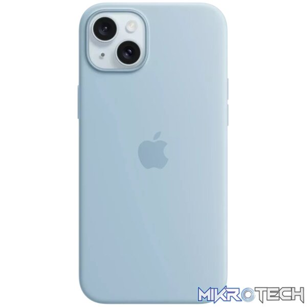 iPhone 15 Plus Silicone Case with MagSafe - Light Blue iPhone 15 Plus Silicone Case with MagSafe - Light Blue