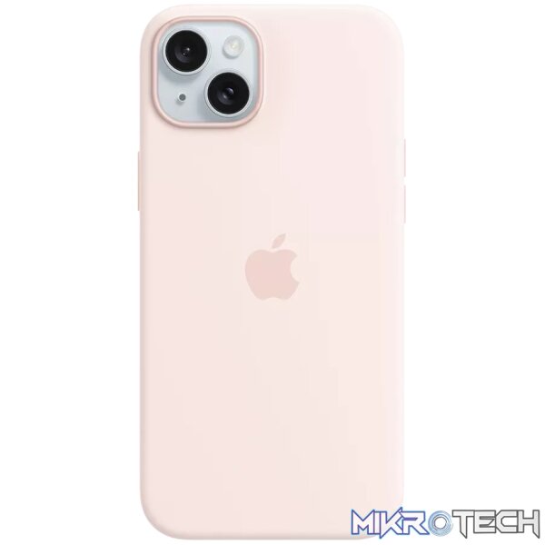 iPhone 15 Plus Silicone Case with MagSafe - Light Pink iPhone 15 Plus Silicone Case with MagSafe - Light Pink