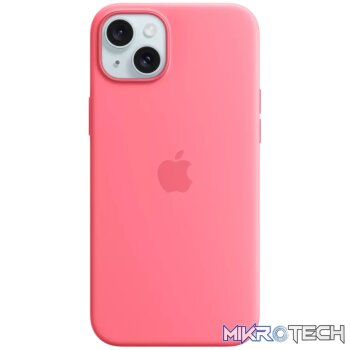 iPhone 15 Plus Silicone Case with MagSafe - Pink