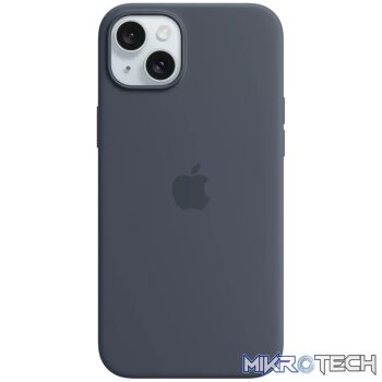 iPhone 15 Plus Silicone Case with MagSafe - Storm Blue
