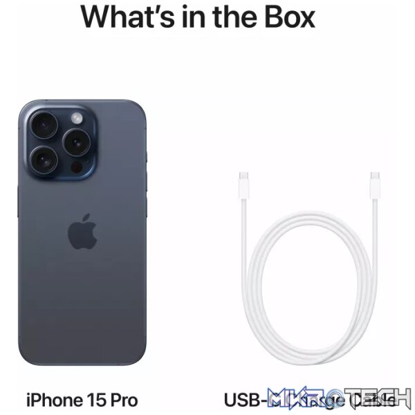 Apple iPhone 15 Pro 6.1-inch 256GB 5G iOS Blue Titanium - Image 8
