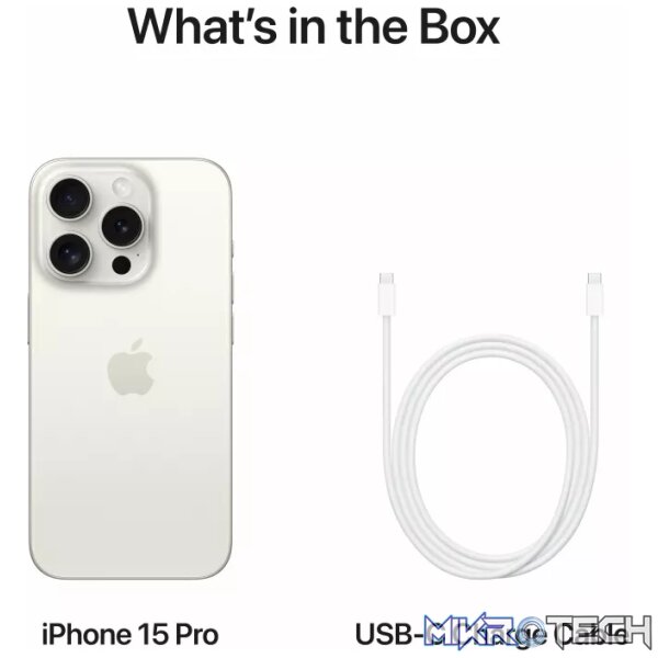 Apple iPhone 15 Pro 6.1-inch 256GB 5G iOS White - Image 8