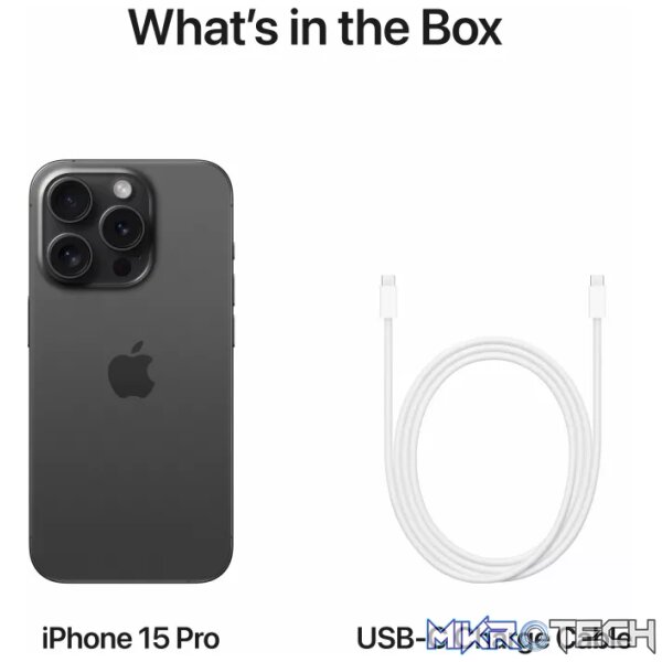 Apple iPhone 15 Pro 6.1-inch 256GB 5G iOS Black - Image 8